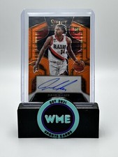 Jabari Walker 2022-23 Panini Select Orange Pulsar AUTO 29/30 Blazers