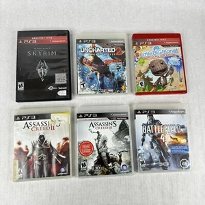Lot of 6 PlayStation 3 PS3 Games Various Titles Assassins Creed Uncharted MORE - Picture 1 of 16