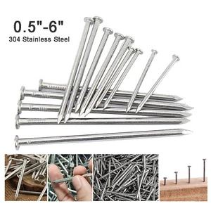 Masonry nails. A2 Stainless Steel nail. Metric. Brick Btone Concrete 0.5" to 6" - Picture 1 of 6
