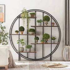 Industrial Shelving Metal Plant Stand Bookcase Storage Rack