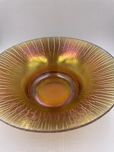 Northwood Marigold Carnival Glass Stretch Glass Bowl Stunning! - Picture 1 of 4