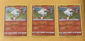 Pokémon TCG Scorbunny Sword & Shield SWSH244 Holo Promo Cosmos Holo Rare Promo - Picture 1 of 2