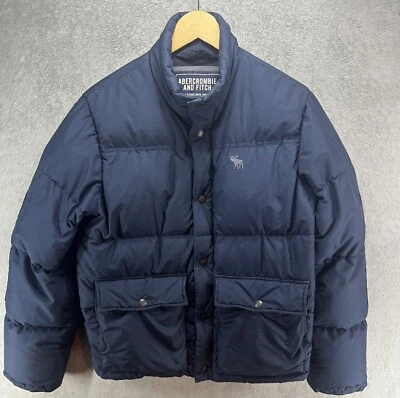 Usado en Excelente Condición Abercrombie And Fitch Aislamiento Puffer Abrigo Chaqueta Para Hombre A&F Pequeña S Foto 1 de 4