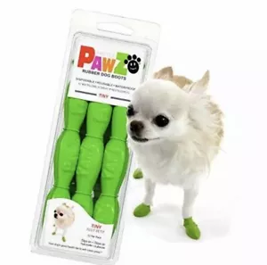 PAWZ Stiefel - 12 Gummi Einweg Mehrweg Stiefel - Grün - WINZIG - Bild 1 von 1
