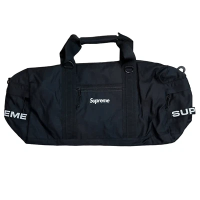 Supreme SS23 Military Field Duffle Bag Black - Image 1 of 4