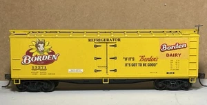 Accurail HO Scale 40’ Ice Box Reefer "Borden's Dairy" Custom - Picture 1 of 4