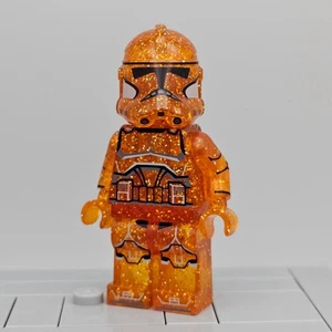 LEGO Star Wars GrandpaCloneCustoms GCC Orange Glitter Holo Clone Trooper NEW - Picture 1 of 1