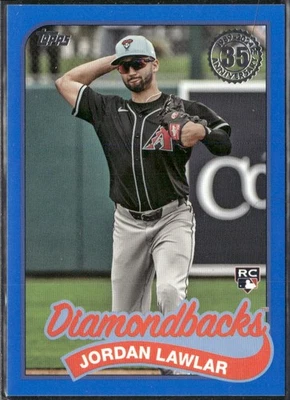 2024 Topps Update #89US-40 Jordan Lawlar 1989 35th Anniversary Blue RC - Image 1 of 2