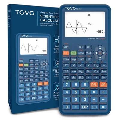 ** NEW TOVO Scientific Graphing Calculator | Model TS-529 | Large Screen ** - Image 1 of 4