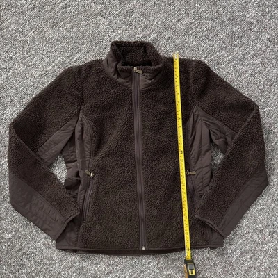 Chaqueta de Vellón RuffHewn Talla L Sherpa Cremallera Completa Senderismo Aire Libre Marrón Chocolate Foto 1 de 4