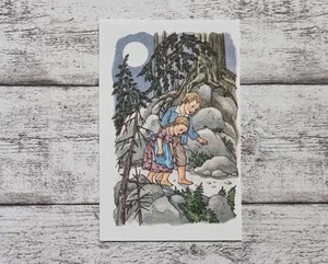 Hänsel Gretel Märchenwelt Grimm Kölln 1980/90er Werbung Sammelbild Reklame Deko - Picture 1 of 2