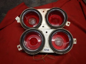 REAL GM 70 71 72 73 CAMARO TAIL LIGHT ASSEMBLIES LENS SEALS SS Z28 SOCKETS TRIM - Picture 1 of 11