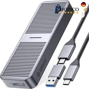 USB-C Gen2X2 NVMe Case | Aluminium-Adapter für M.2 SSDs - Photo 1/8