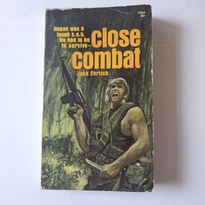 Close Combat By Jack Ehrlich Paperback 1st Printing March 1969 Vintage Fiction - Imagen 1 de 5