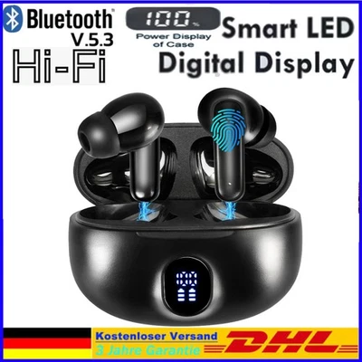 SELECTID Bluetooth Kopfhörer für Xiaomi Redmi Note 14 13 12 11 10 9 Pro In-Ear Headset