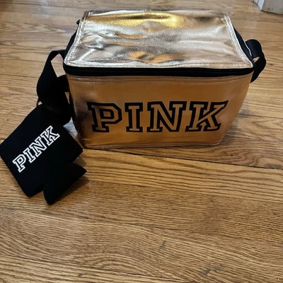 Refrigerador rosa Victoria’s Secret com Koozie - Novo em folha com etiquetas! - Imagem 1 de 4