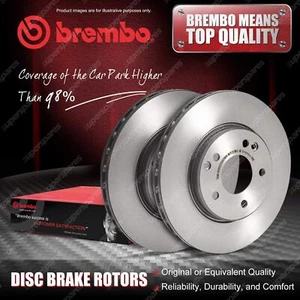 2x Rear Brembo Standard Disc Brake Rotors for Land Rover Defender L316 90 Model - Picture 1 of 2