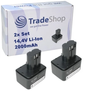 2x AKKU 14,4V Li-Ion 2000mAh ersetzt Gesipa 7251045 7251049 für FIREBIRD 7260032 - Bild 1 von 5