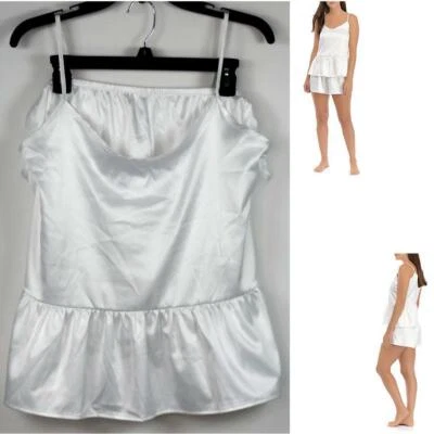 Conjunto de pijama Hanky Panky Getting Ready Charmeuse cami y pantalones cortos marfil talla opcional nuevo Foto 1 de 4