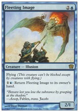 Magic the Gathering MTG Fleeting Image (78) Ninth Edition Russian  LP