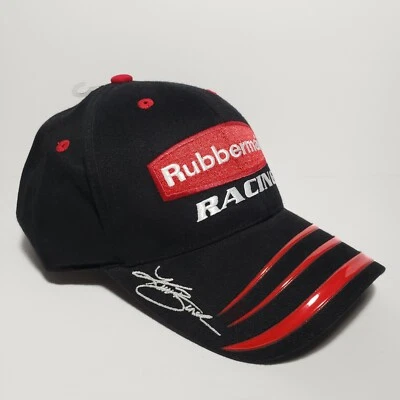 Gorra Rubbermaid Racing #97 Kurt Busch negra roja NASCAR Roush Strapback nueva Foto 1 de 4
