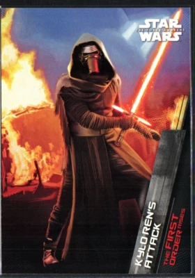 2015 Topps Star Wars The Force Awakens S1 First Order Rises #FO-1 Kylo Ren - Image 1 of 2