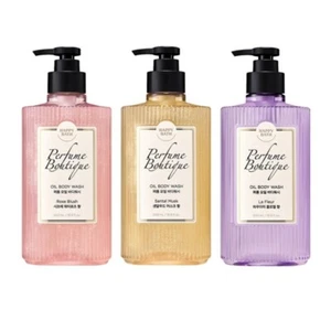 HAPPY BATH Boutique Oil Body Wash 500mlx3pcs (La Fleur+Rose Blush+Satal Musk) - Bild 1 von 14