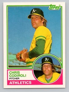 1983 Topps Traded - Chris Codiroli #20T - Picture 1 of 2