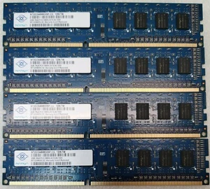 ✅Barette Mémoire Nanya DDR3 8G (4x2Gb) 2Gb 1Rx8 Pc3-10600U 1333Mhz CL9 - Imagen 1 de 1
