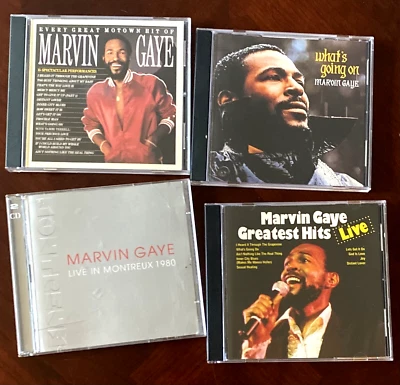MARVIN GAYE CD LOT What's Going On-MONTREUX 1980-Great Motown Hits & HITS LIVE + - Image 1 of 4