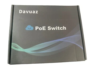 Davuaz 9 Port PoE Switch With 2 Uplink 100Mbps, 120W 802.3af/at Mountable VLAN - Image 1 of 4
