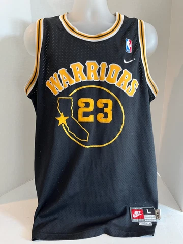 Golden State Warriors Jason Richardson Jersey VTG Nike Orange Tag Sewn Size L+2 Cover