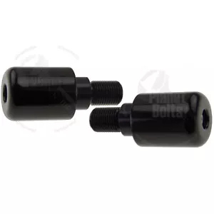 Barra de mango antivibración negra extremo para Yamaha FZ MT FJ 07 09 tapa deslizante de peso - Imagen 1 de 3