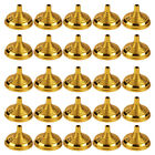  30 Stck. Mini Flaggenhalter Fahnenmast Basis tragbar rund vergoldet
