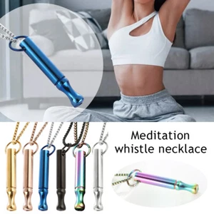 Stress Relief Necklace Breathlace Quit Smoking Anxiety Relief Breathing Necklace - Picture 1 of 20