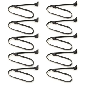 5/10pcs SATA 3.0 Cable 40cm Dual Channel 6Gb/s Straight Cord SAS Hard Drive Data - Picture 1 of 10