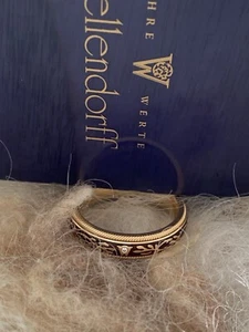 Wellendorff Ring „Nougat-Fantasie“ m. Brillant Dreh-Ring , Gr. 54 , 750 GG - Bild 1 von 8
