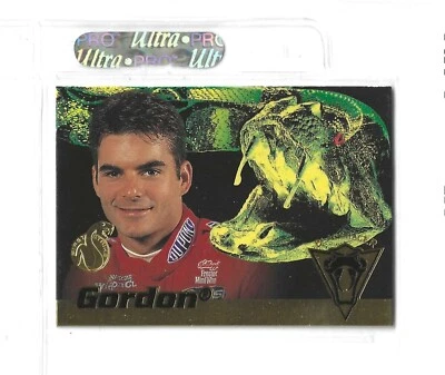 1997 Viper BLACK RACER 1ST STRIKE PARALLEL--#1 Jeff Gordon-BV$15!-ONE CARD ONLY! - Image 1 of 4