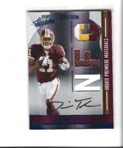 DEVIN THOMAS 2008 Playoff Absolute Blue Spectrum Rookie Materials Autograph /10 - Picture 1 of 2