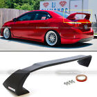 For 14-20 Toyota Corolla E170 Abs Unpainted Mugen Style 4pic Trunk Wing Spoiler