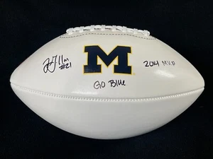 Jeremy Gallon Signed & Multi Inscribed MVP Michigan Wolverines Football JSA COA - Picture 1 of 6