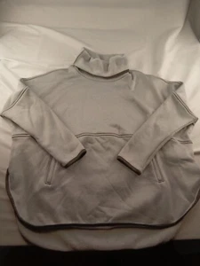 The north face Damen graues kastiges Rollkragen Sweatshirt Gr. S/M - Bild 1 von 4