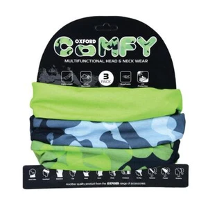 Oxford Comfy Motorcycle Balaclava Neck Tube Bike Winter Thermal Wear Havoc Green - Picture 1 of 7