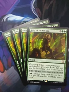 Song of Inspiration x4 | 7% Off 2+ | Commander Forgotten Realms AFC | NM | MTG - Bild 1 von 1