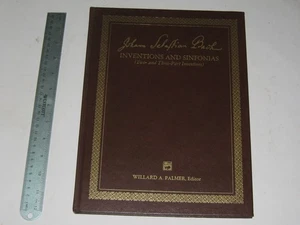 J.S. Bach: Inventions & Sinfonias Hard cover edition Palmer - Picture 1 of 6