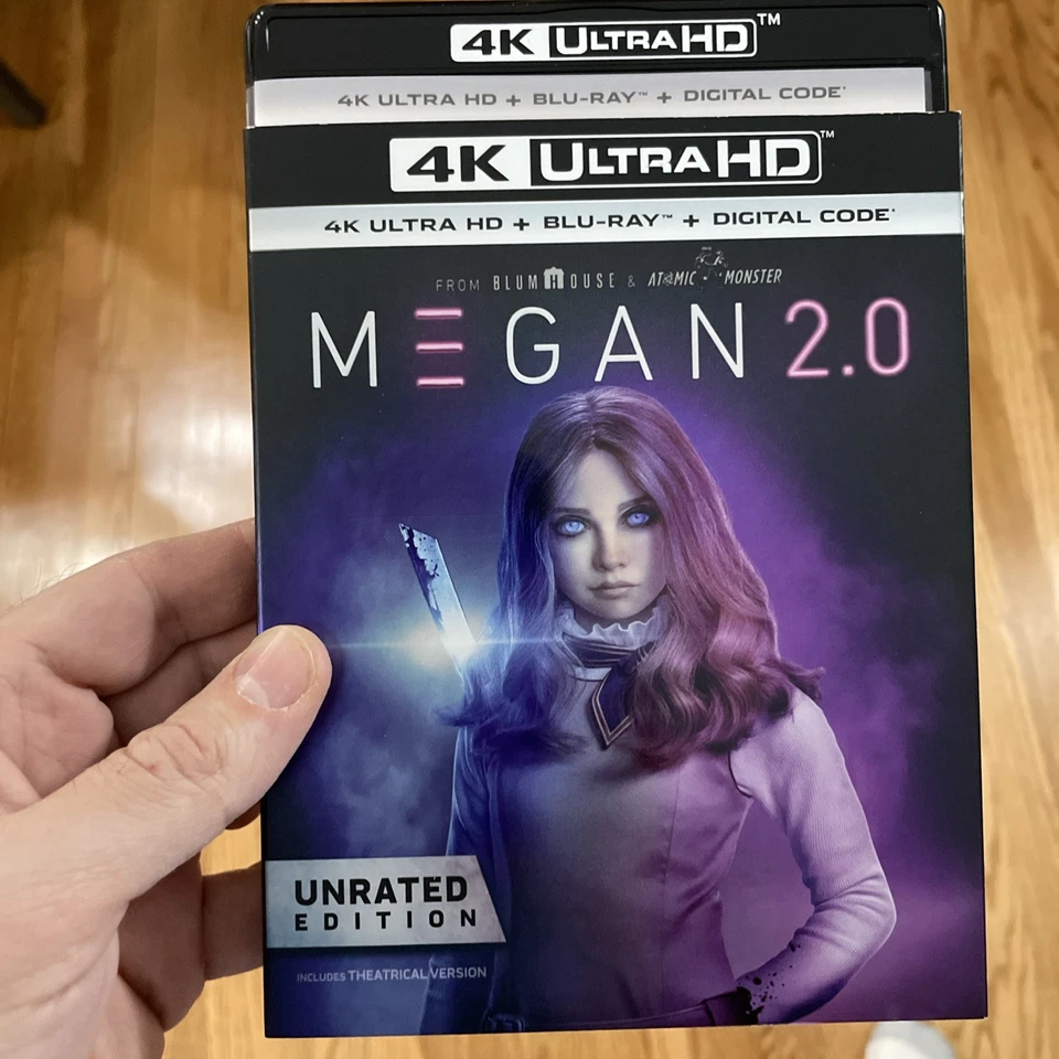 M3GAN 2.0 - Unrated Edition (4K Ultra HD + Blu-ray) W/Slipcover! - Image 1 of 1