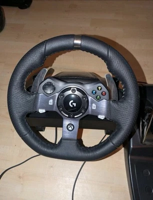 Logitech G920 Driving Force Lenkrad mit Pedalen für PC und Xbox - Bild 1 von 4