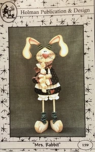 Tole Malmuster Paket: Mrs. Rabbit von Sandy Holman - Bild 1 von 3