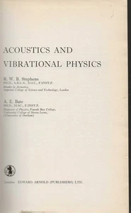 Acoustics and Vibrational Physics - Foto 1 di 1