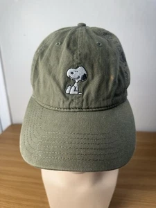 Peanuts Snoopy Hat Green OSFA Adjustable Baseball Cap - Picture 1 of 16